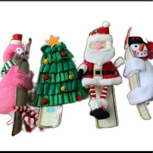 *SOLD* St.Nicholas Square Holiday Cheer Wine Cover